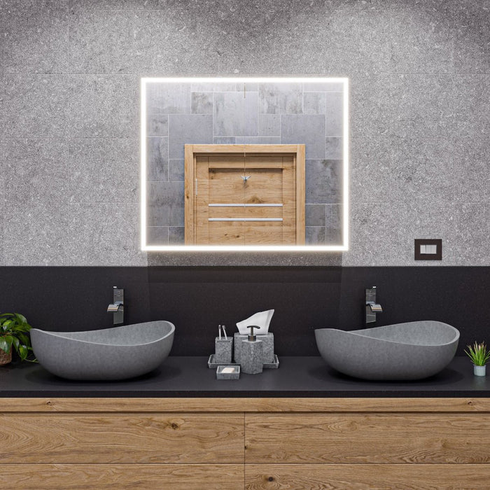 ALFI brand 23" Solid Concrete Wavy Oval Above Mount Vessel Sink ABCO23O