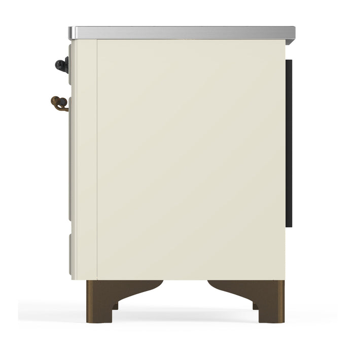 ILVE 36"Majestic III Induction Range, UMIB36QNR3 — UMIB36QNR3AWB
