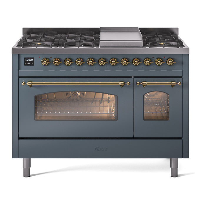 ILVE Nostalgie II 48" Dual Fuel Range, UP48FNMP