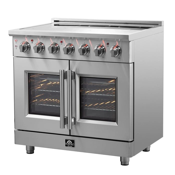 FORNO Massimo 36" French Door Electric Range FFSEL6955-36