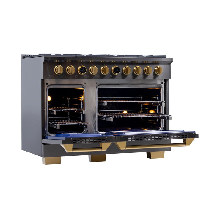 Kucht 48" Freestanding Dual Fuel Range KXD48