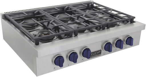 Kucht 36"  Stainless Propane Cooktop-KFX369T/LP-B Kucht