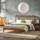Cama Mid-Century Modern Solid Wood Spindle Bedframe