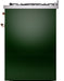 ILVE Nostalgie II 30" Dual Fuel Liquid Propane Range, Emerald Green, Copper Trim UP30NMPEGPLP ILVE