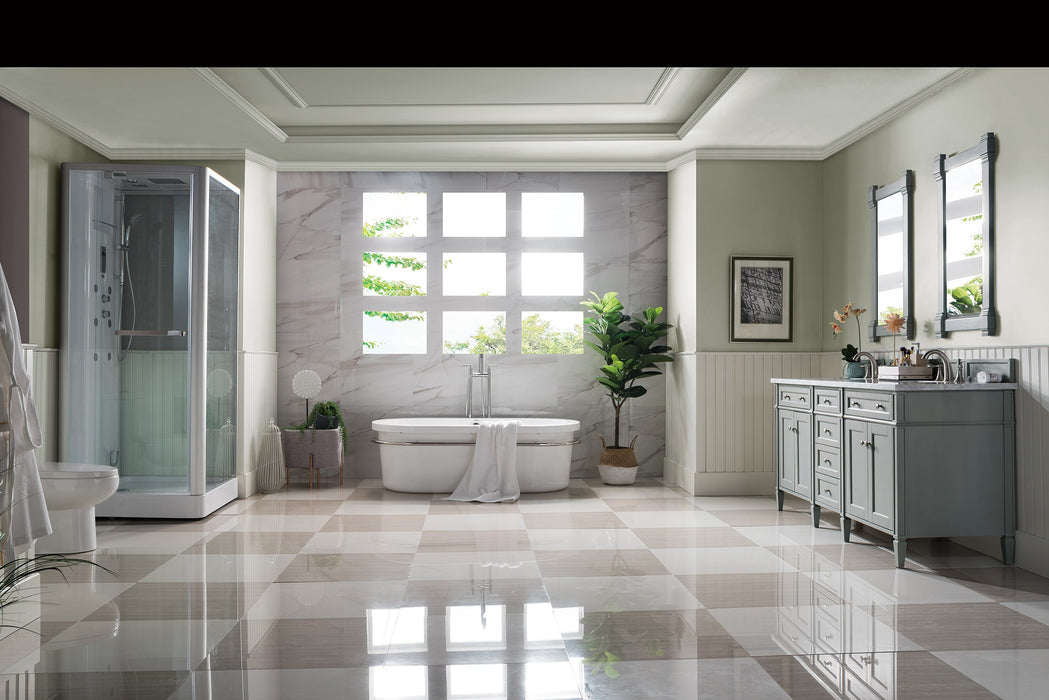 James Martin Brittany 72" Double Bathroom Vanity, Urban Gray