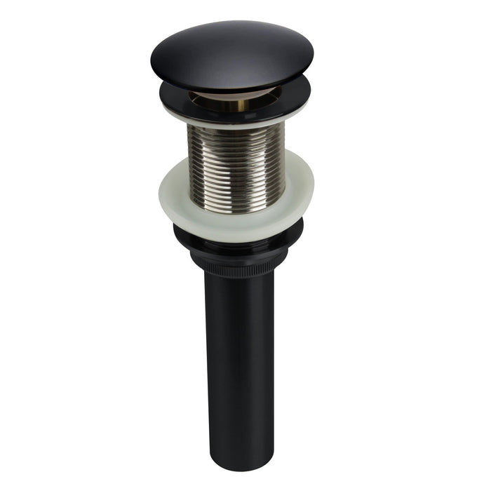 Copper Push Button Bathroom Sink Drain Stopper Without Overflow - AK82001C