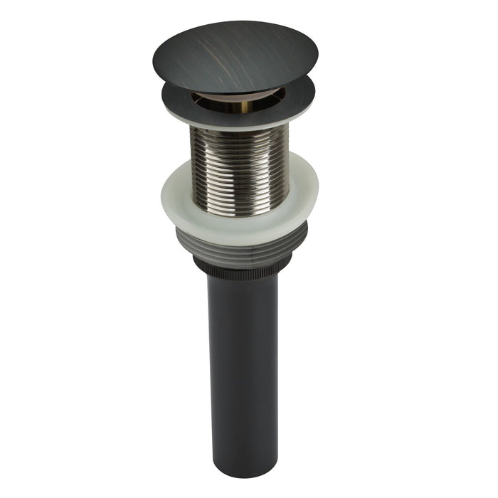 Copper Push Button Bathroom Sink Drain Stopper Without Overflow - AK82001C