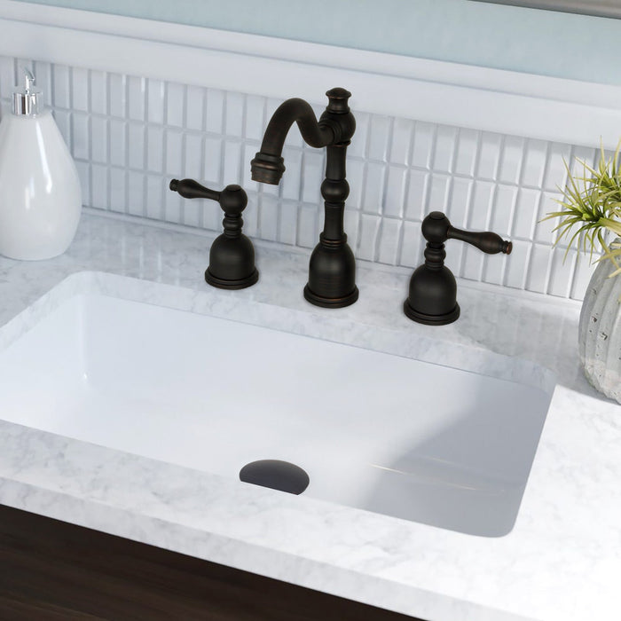 Oil Rubbed Bronze Push Button Bathroom Sink Drain Stopper Without Overflow - AK82001ORB