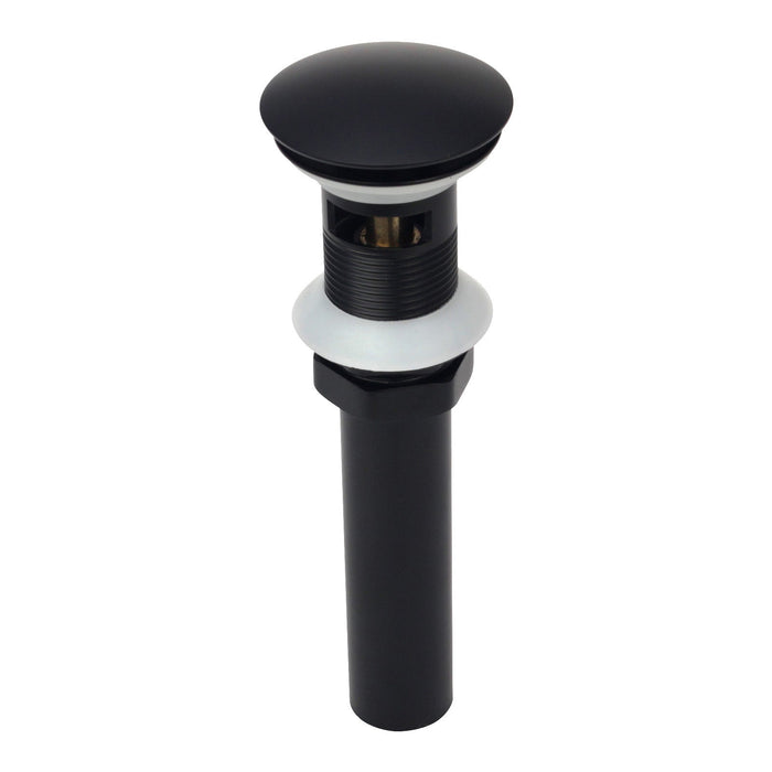 Matte Black Pop up Drain Stopper With Overflow - AK82011MB