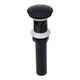 Matte Black Pop up Drain Stopper With Overflow — AK82011-MB