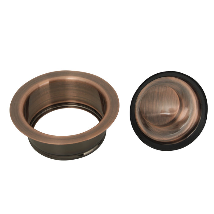 Antique Copper Kitchen Sink Garbage Disposal Flange Stopper — AK82201AC