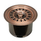 Antique Copper Kitchen Sink Garbage Disposal Flange Stopper