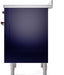 ILVE Nostalgie II 36 " Electric Range, Blue, Bronze Trim UPI366NMPMBB ILVE