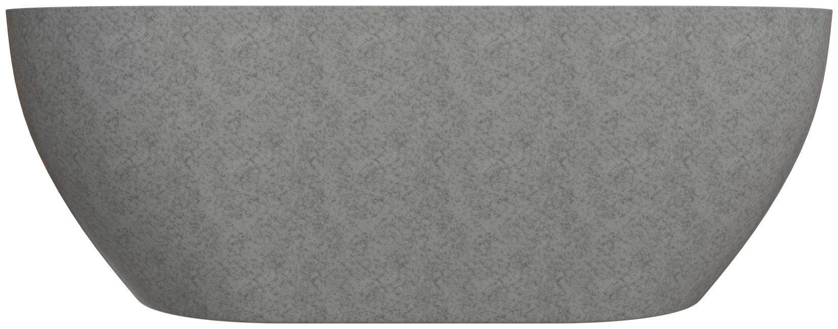 ALFI brand 59" Solid Concrete Oval Freestanding Bathtub ABCO59TUB