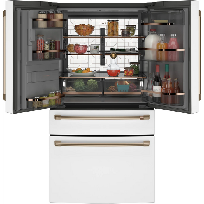 Cafe 36" 4-Door French-Door Smart Refrigerator, CVE28DP4NW2