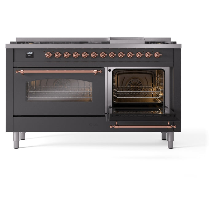 ILVE Nostalgie II 60" Dual Fuel Range UP60FNMPMGP