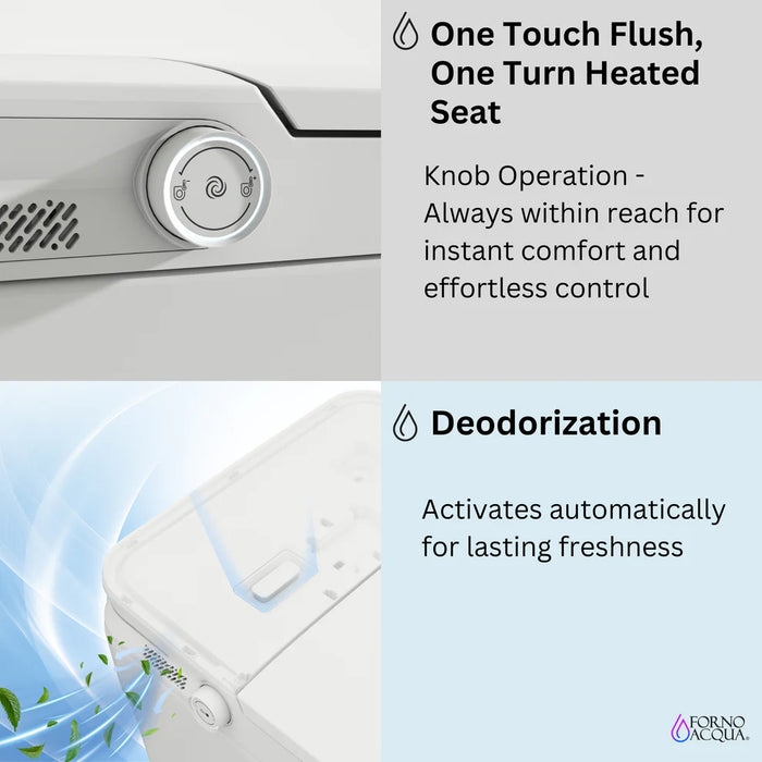 Forno ACQUA Luxurious Smart Toilet CSTPB0 - Alternate View