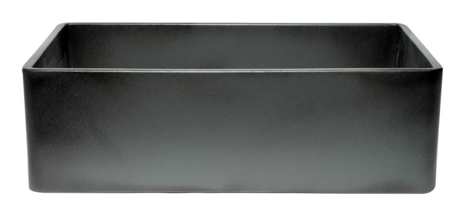 ALFI brand 33" Fireclay Farmouse Kitchen Sink In Concrete Color ABCO3320SB