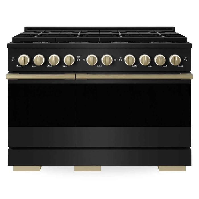 ZLINE Marino Double Oven Dual Fuel Range MDRBZ-48-CB