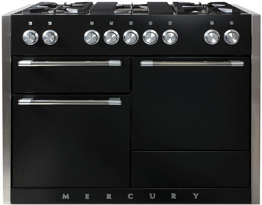 AGA Mercury 48" Dual Fuel 3 Oven Range - Matte Black AMC48DFMBL