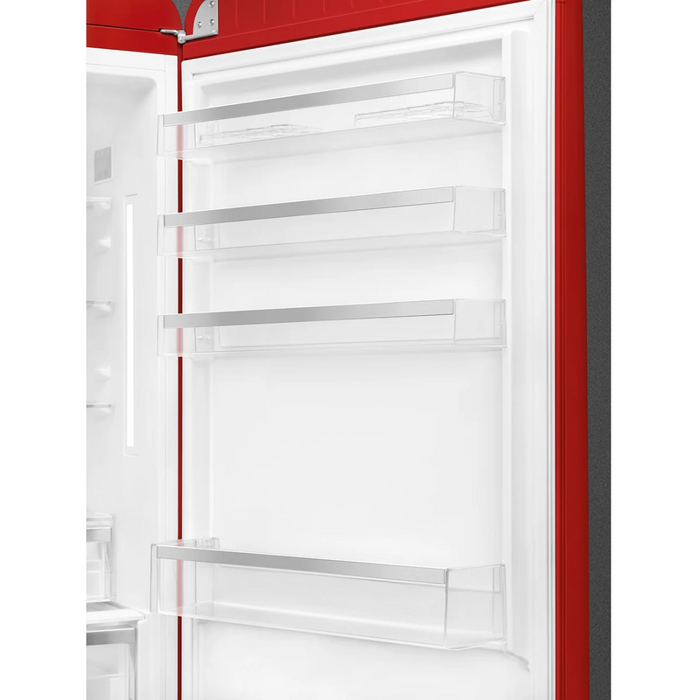 SMEG 28" Freestanding Bottom Mount Refrigerator, FAB38URRD