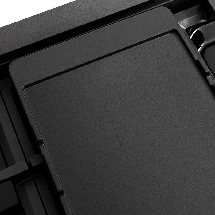 ZLINE 48" Paramount Gas Range, Convection Gas Oven, Black Satin Stainless Steel SGRBS-48