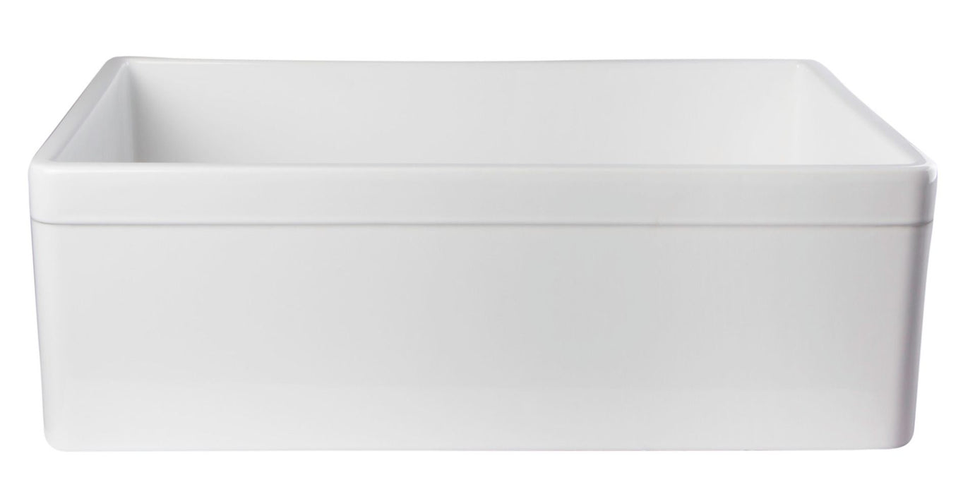ALFI brand 30" Farm Sink, Lip Single Bowl Design for Kitchen AB511-W