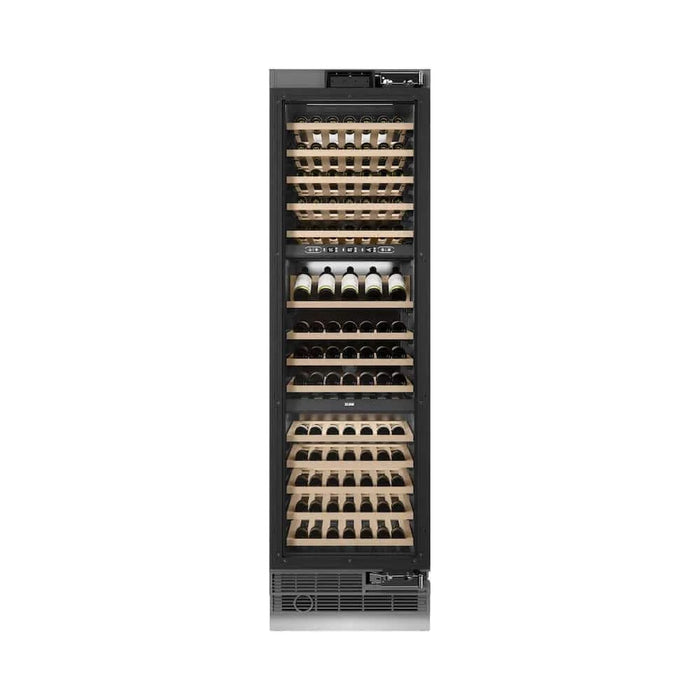 ZLINE 24" Triple Zone 100 Bottle Panel Ready Column Wine Cooler Champagne Bronze RBCWVZ-24-CB