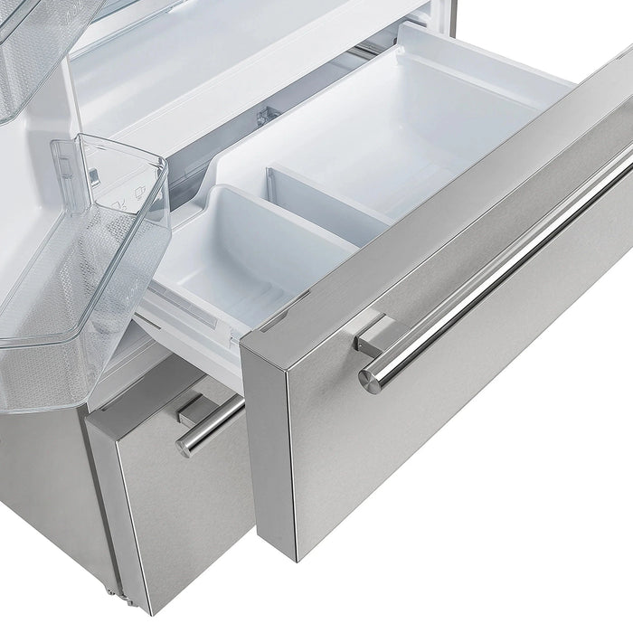 FORNO Moena 40" French Door Built-In Refrigerator FFRBI1820-40MG