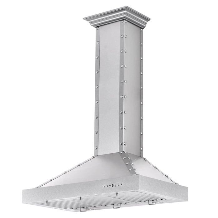 ZLINE 30" Designer Series Stainless Island Range Hood, KB2i-4SSXS-30