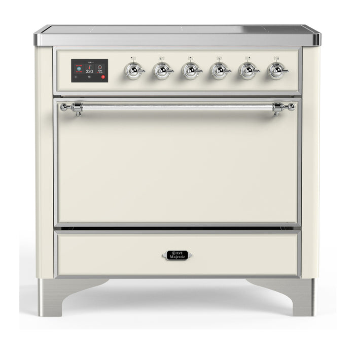 ILVE 36"Majestic III Induction Range, UMIB36QNR3 — UMIB36QNR3AWB