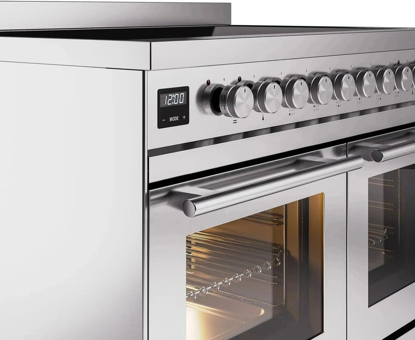 ILVE 40"Professional Plus Induction Range, Stainless Steel UPDI406WMPSS