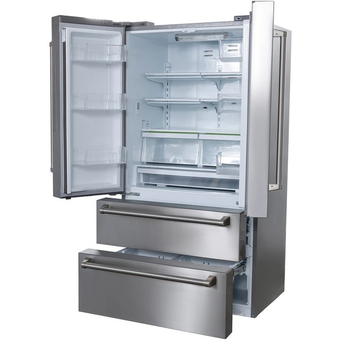 Kucht 36" Counter Depth Freestanding French Door Refrigerator KR700i