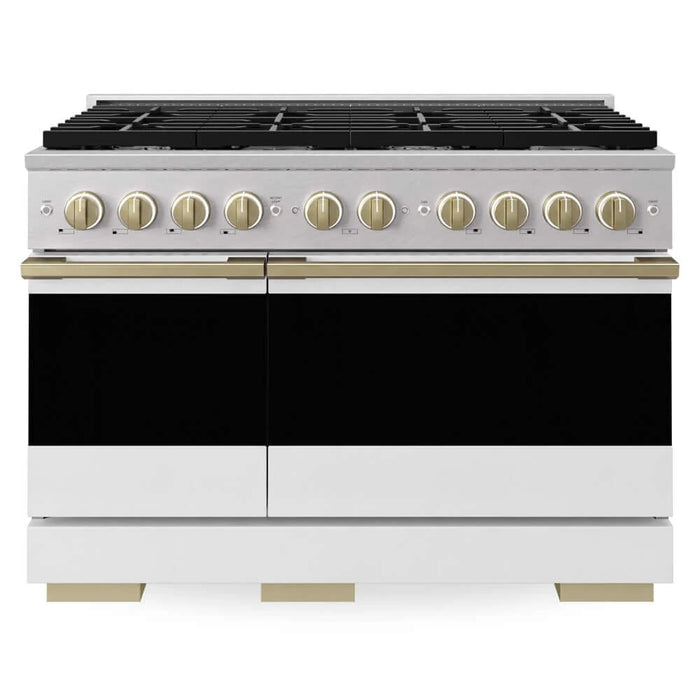 ZLINE Marino Double Oven Gas Range MGRSZ-WM-48-CB