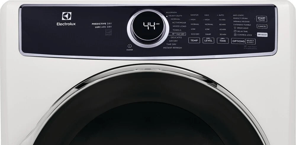 Electrolux 600 Series Gas Dryer, White ELFG7637AW