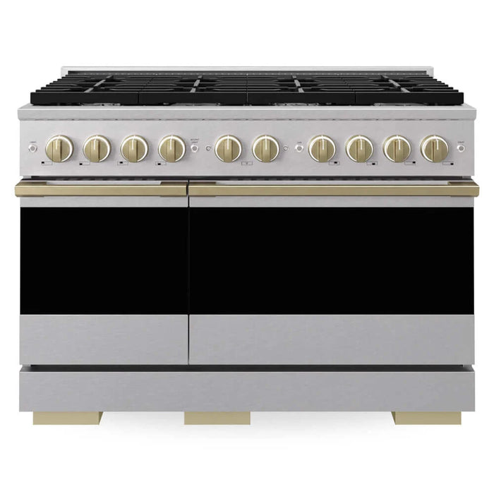ZLINE Marino Double Oven Dual Fuel Range MDRSZ-48-CB