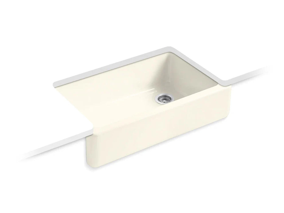 KOHLER Whitehaven 35-3/4" undermount single-bowl farmhouse kitchen sink K-6489