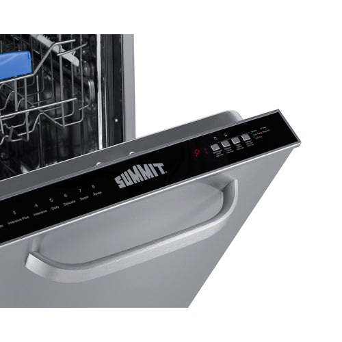 Summit 18" Wide Built-In Dishwasher DW185SSADA