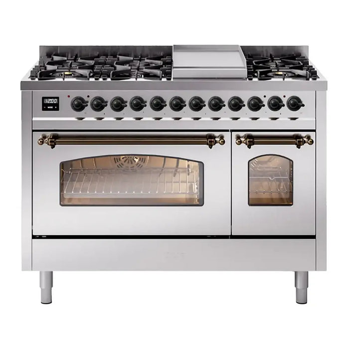 ILVE Nostalgie II 48" Dual Fuel Range, UP48FNMP