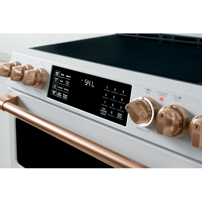 Cafe 30" Slide-In Electric Smart Range, CES700P4MW2