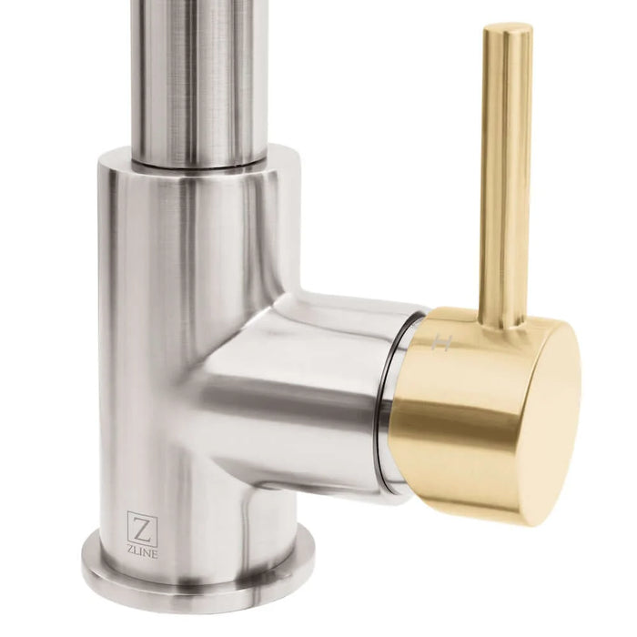 ZLINE Autograph Edition Sierra Pull Down Spring Single Handle Kitchen Faucet, SRA-KF-Z