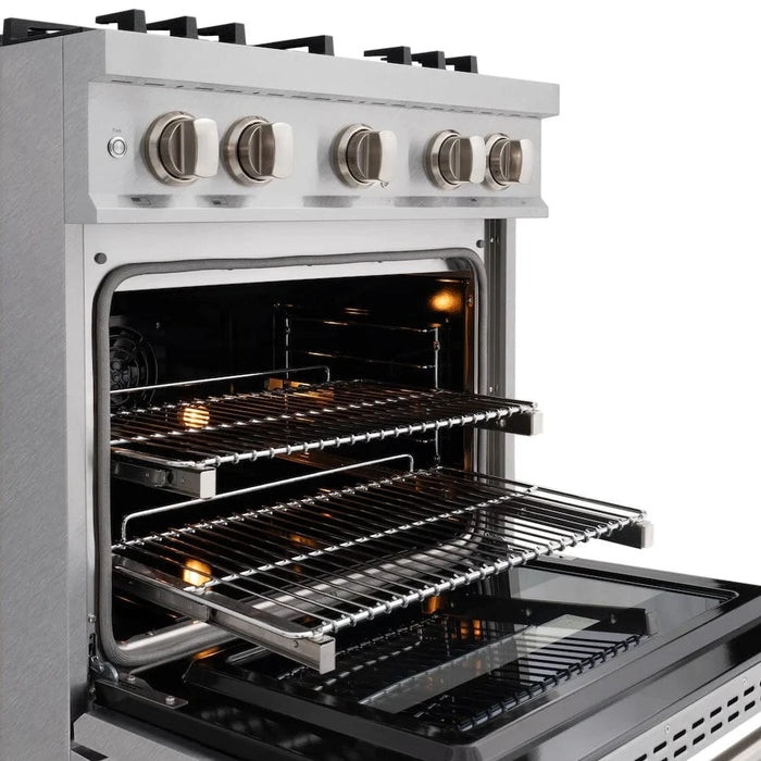 ZLINE 30" Classic Gas Range, Convection Gas Oven DuraSnow® Stainless Steel, CGRS-30