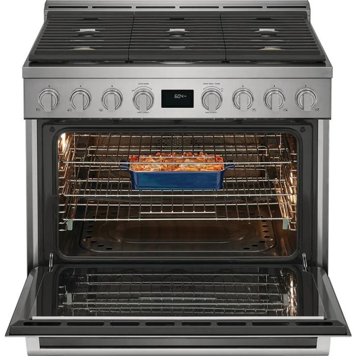 Electrolux 36" Freestanding Gas Range ECFG3668AS