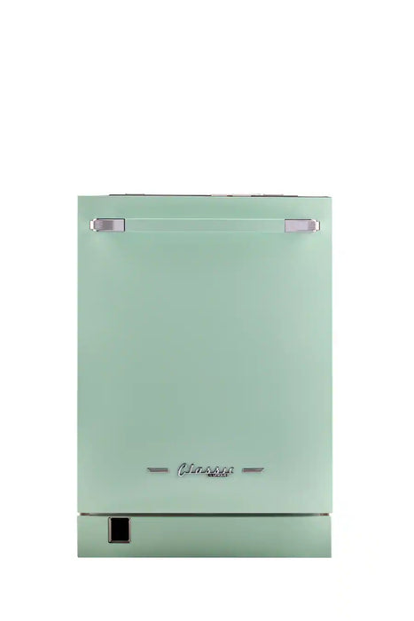 UNIQUE 24" Classic Retro Panel Ready Top Control Dishwasher, UNQ-DW24CTPRB