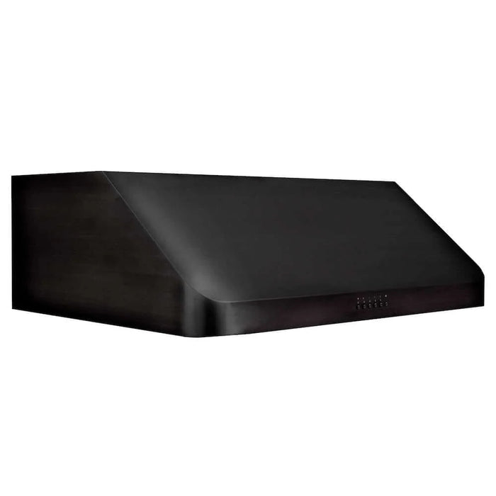 ZLINE 600 CFM Ducted Under Cabinet Range Hood, Black Stainless Steel, BS623