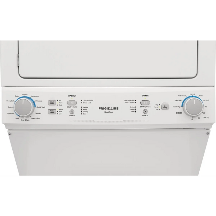 Frigidaire 27" Electric Long Vent Laundry Center FLCE7523AW