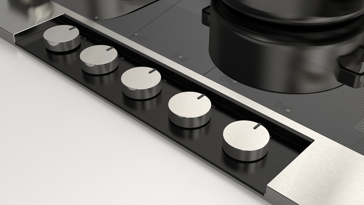 Fulgor 36” Customizable Satin Aluminum Cooktop, F7ECIK36AS1