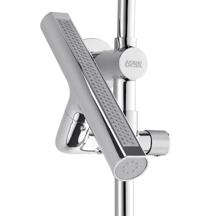 Forno Acqua AcquaFALL Shower, Overhead Rainfall Shower, Handheld Shower Head SCW1CP-S8