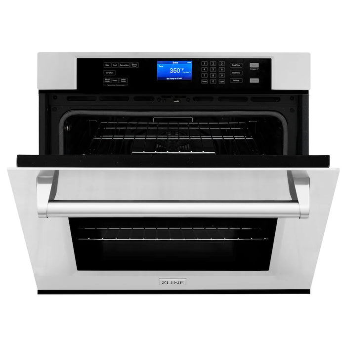 ZLINE 30" Oven ASW30 & Microwave MWO24 Bundle, 2KP-MW24-AWS30