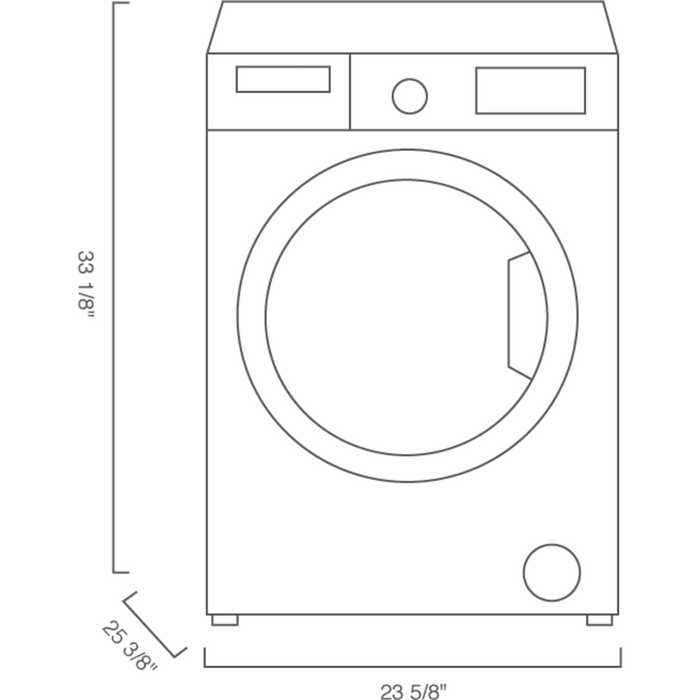 Blomberg 24" Front Load Washer, WM98200SX2